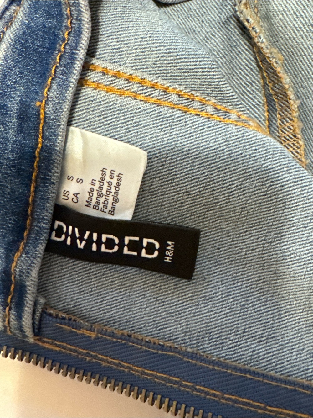 H&M Blue Denim Mini Dress with D-Ring Belt - Picture 5 of 6